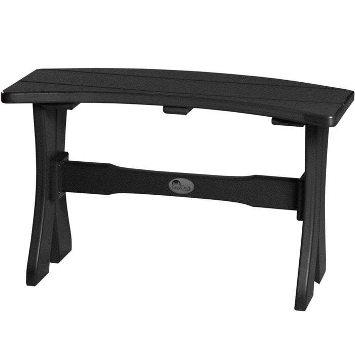 LuxCraft LuxCraft Recycled Plastic Table Bench Black / 28" Bench P28TBBK