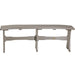 LuxCraft LuxCraft Recycled Plastic Table Bench Weatherwood / 52" Bench P52TBWW