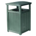 LuxCraft LuxCraft Recycled Plastic Trash Can Green Accessories PTCG