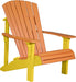 LuxCraft LuxCraft Tangerine Deluxe Recycled Plastic Adirondack Chair Adirondack Deck Chair