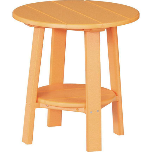 LuxCraft LuxCraft Tangerine Recycled Plastic Deluxe End Table Tangerine End Table PDETT