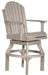 LuxCraft LuxCraft Weatherwood Recycled Plastic Adirondack Swivel Chair Adirondack Chair