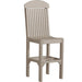 LuxCraft LuxCraft Weatherwood Recycled Plastic Regular Chair With Cup Holder Weatherwood / Bar Chair Chair PRCBWW