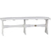 LuxCraft LuxCraft White Recycled Plastic Table Bench White / 52" Bench P52TBW