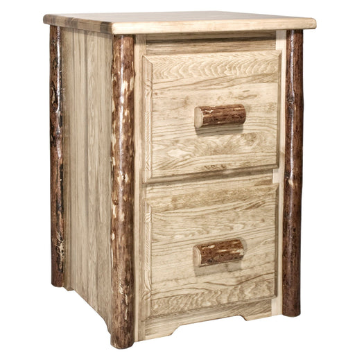 Montana Woodworks Glacier Country 2 Drawer File Cabinet Stained & Lacquered Office, Home Office MWGCFC2 661890410524