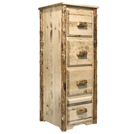 Montana Woodworks Glacier Country 4 Drawer File Cabinet Stained & Lacquered Office, Home Office MWGCFC 661890410586