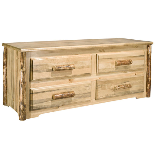 Montana Woodworks Glacier Country 4 Drawer Sitting Chest Stained & Lacquered Dressers, Chests MWGCSC 661890413280
