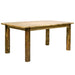 Montana Woodworks Glacier Country 4 Post Dining Table Stained & Lacquered Dining, Kitchen MWGCDT4P 661890409863