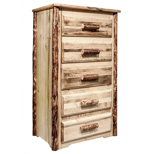 Montana Woodworks Glacier Country 5 Drawer Chest of Drawers Stained & Lacquered Dressers, Chests MWGC5D 661890410289