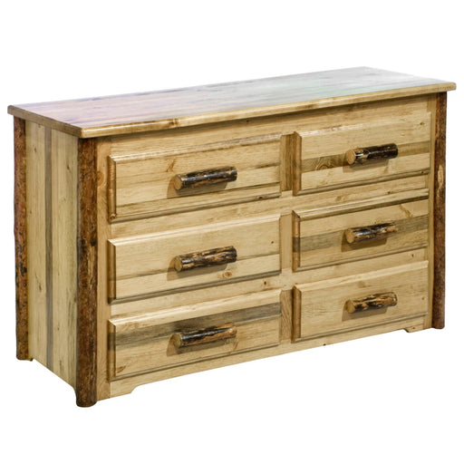 Montana Woodworks Glacier Country 6 Drawer Dresser Stained & Lacquered Dressers, Chests MWGC6D 661890410340