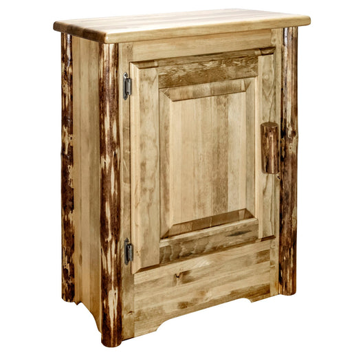 Montana Woodworks Glacier Country Accent Cabinet Left Hinged Stained & Lacquered Living Area, Entry, Study, Home Office MWGCACCCABLH 661890460888