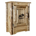 Montana Woodworks Glacier Country Accent Cabinet w/ Laser Engraved Design Stained & Lacquered / Moose Living Area, Entry, Study, Home Office MWGCACCCABLHLZMOOSE 661890461120