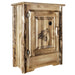 Montana Woodworks Glacier Country Accent Cabinet w/ Laser Engraved Design Stained & Lacquered / Wolf Living Area, Entry, Study, Home Office MWGCACCCABLHLZWOLF 661890461243
