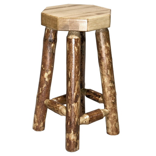 Montana Woodworks Glacier Country Backless Barstool Stained & Lacquered Dining, Kitchen, Game Room, Bar MWGCBN 661890406589