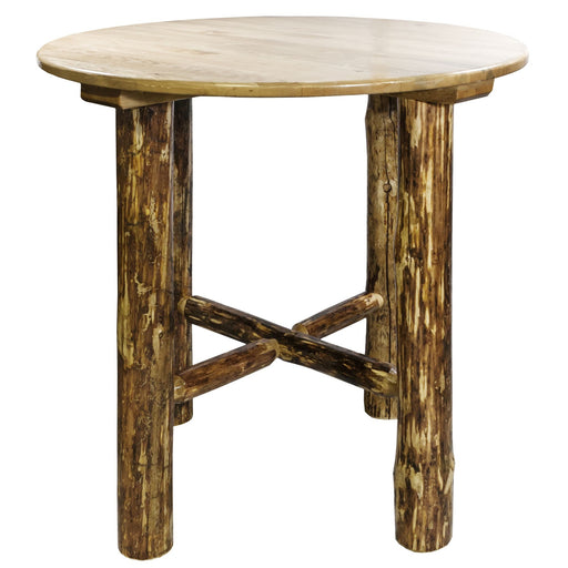 Montana Woodworks Glacier Country Bistro Table Stained & Lacquered Dining, Kitchen, Game Room, Bar MWGCBT 661890407500