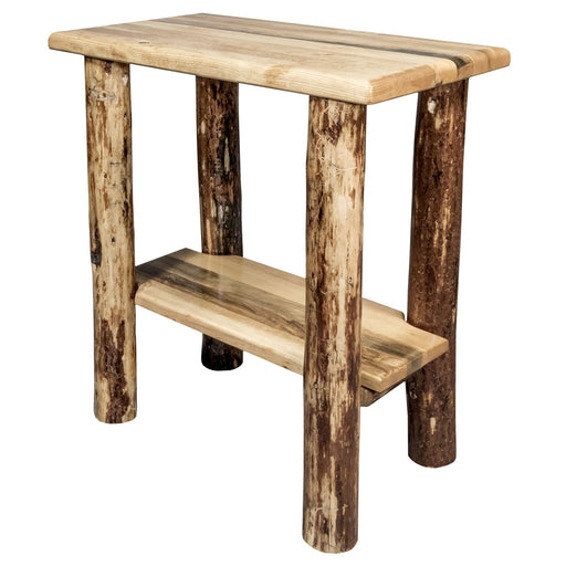 Montana Woodworks Glacier Country Chairside Table Stained & Lacquered End Tables MWGCETCS 661890424767