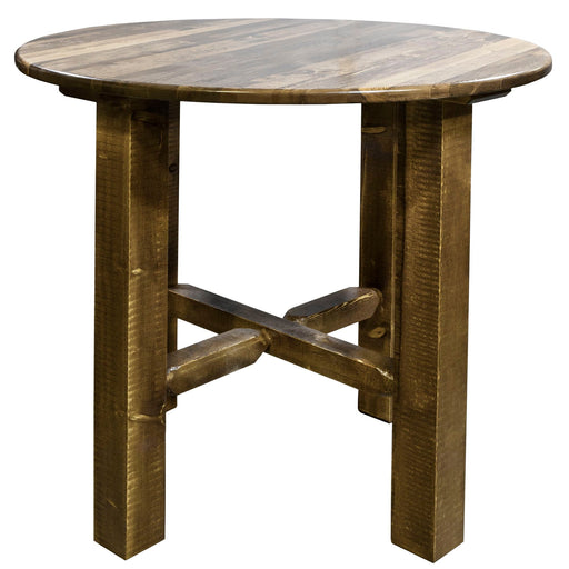 Montana Woodworks Glacier Country Counter Height Bistro Table Stained & Lacquered Dining, Kitchen, Game Room, Bar MWGCBT36 661890424101