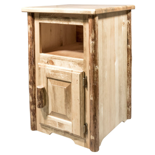 Montana Woodworks Glacier Country End Table w/ Door Stained & Lacquered End Tables MWGCETSTDOR 661890424521