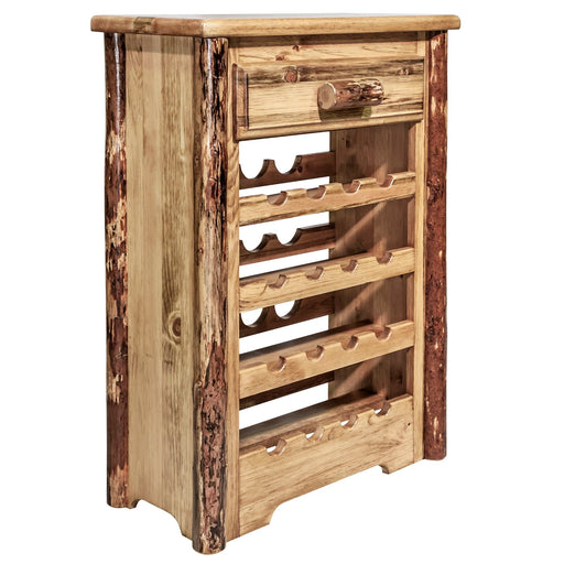 Montana Woodworks Glacier Country Wine Cabinet Stained & Lacquered Dining, Kitchen, Game Room, Bar MWGCWR 661890414065