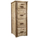 Montana Woodworks Homestead 4 Drawer File Cabinet Stained & Lacquered Office, Home Office MWHCFCSL 661890410616