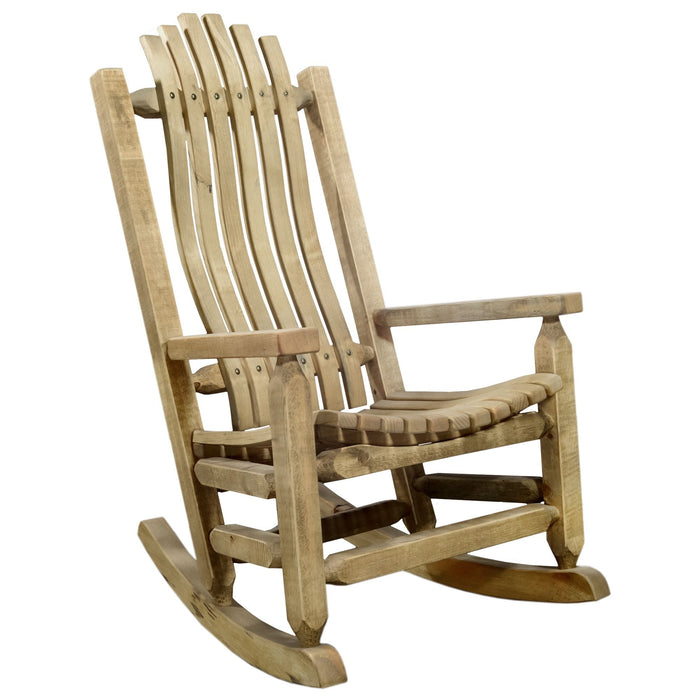 Montana Woodworks Homestead Adult Rocker Exterior Stain Outdoor MWHCLREXTSL 661890425283