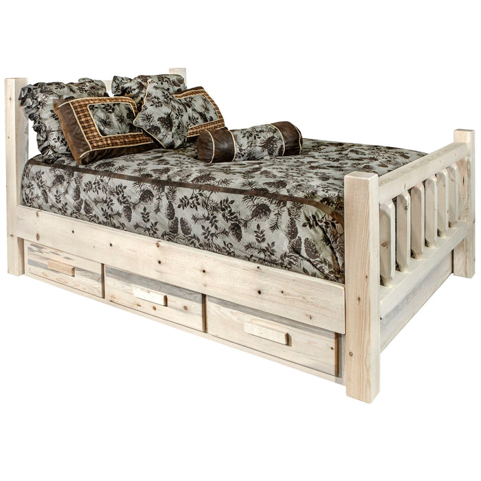 Montana Woodworks Homestead Bed w/ Storage Ready to Finish / Twin Beds MWHCSBT 661890422190