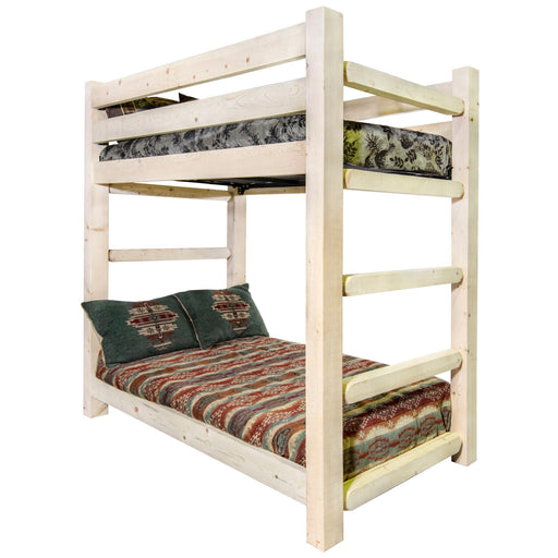 Montana Woodworks Homestead Bunk Bed Ready to Finish / Twin over Twin Beds MWHCBBN 661890420219