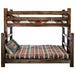 Montana Woodworks Homestead Bunk Bed Stained & Lacquered / Twin over Full Beds MWHCBBTFNSL 661890420295