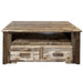 Montana Woodworks Homestead Coffee Table w/ 2 Drawers Stained & Lacquered Living Area, Home Office MWHCCT2DSL 661890424378
