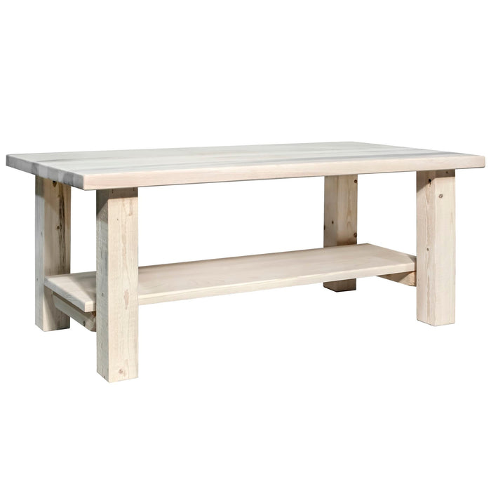 Montana Woodworks Homestead Coffee Table w/ Shelf Ready to Finish Living Area, Home Office MWHCCTN 661890414454