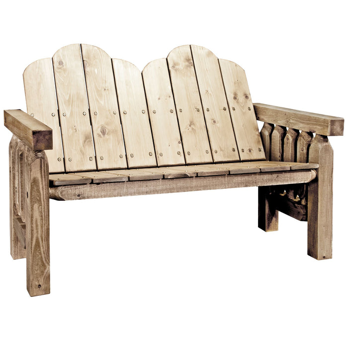 Montana Woodworks Homestead Deck Bench Exterior Stain Outdoor MWHCDBSL 661890409351