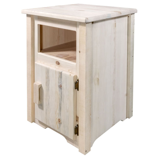 Montana Woodworks Homestead End Table w/ Door, Right Hinged Ready to Finish End Tables MWHCETSTDOR 661890424538