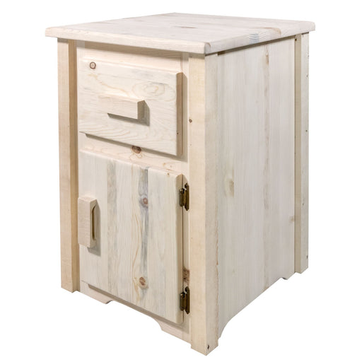 Montana Woodworks Homestead End Table w/ Drawer & Door, Right Hinged Ready to Finish End Tables MWHCETSTDDR 661890424651