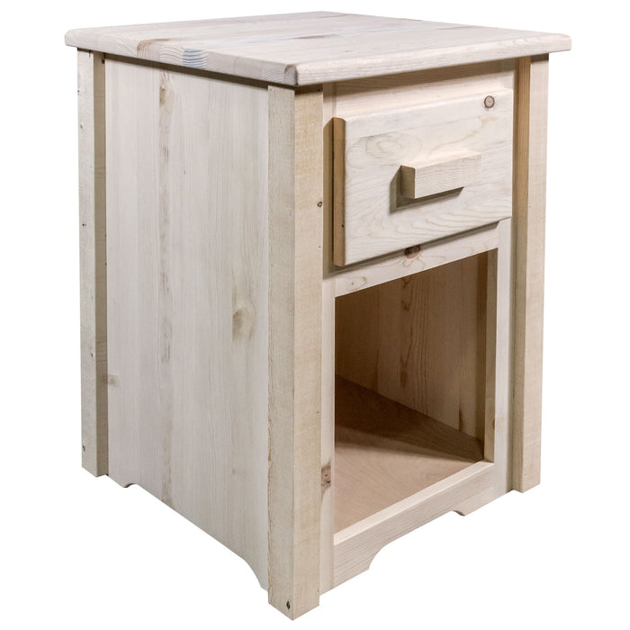 Montana Woodworks Homestead End Table w/ Drawer Ready to Finish End Tables MWHCETSTDR 661890424477