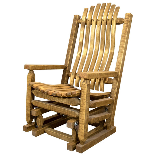 Montana Woodworks Homestead Glider Rocker Lacquered Living Room, Bedroom, Outdoor Furniture MWHCGREXT 661890469096