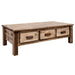 Montana Woodworks Homestead Large Coffee Table w/ 6 Drawers Stained & Lacquered Living Area, Home Office MWHCCT6DSL 661890470979