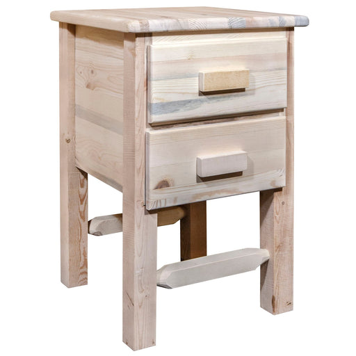 Montana Woodworks Homestead Nightstand with 2 Drawers Ready to Finish Nightstands MWHCN2DN 661890412092
