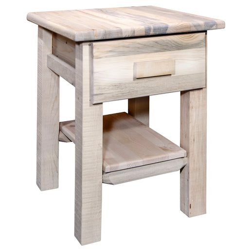 Montana Woodworks Homestead Nightstand with Drawer & Shelf Ready to Finish Nightstands MWHCND 661890411965
