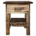 Montana Woodworks Homestead Nightstand with Drawer & Shelf Stained & Lacquered Nightstands MWHCNDSL 661890411989