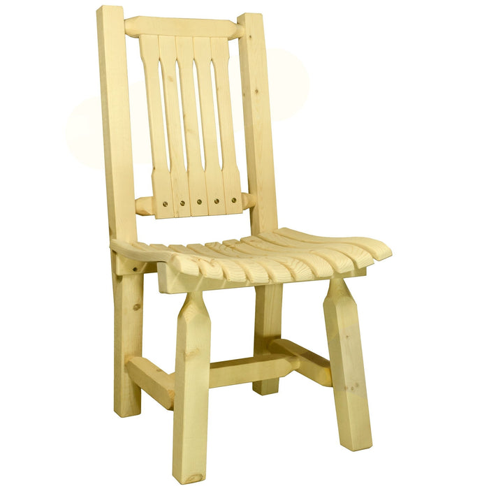 Montana Woodworks Homestead Patio Chair Clear Exterior Finish Outdoor MWHCEPCV 661890412221