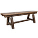 Montana Woodworks Homestead Plank Style Bench 5 Foot Stained & Lacquered Dining, Kitchen, Bedroom MWHCPSB5SL 661890412658