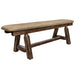 Montana Woodworks Homestead Plank Style Bench 5 Foot w/ Buckskin Upholstery Stained & Lacquered Dining, Kitchen, Bedroom MWHCPSB5SLBUCK 661890469225
