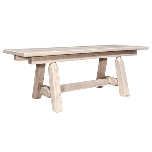 Montana Woodworks Homestead Plank Style Bench 6 Foot Ready to Finish Dining, Kitchen, Bedroom MWHCPSB6 661890412696