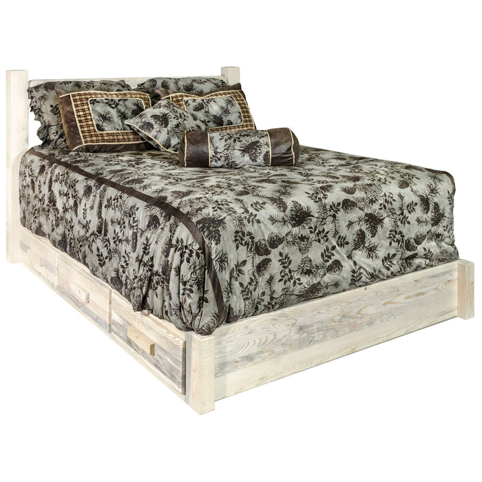 Montana Woodworks Homestead Platform Bed w/ Storage Ready to Finish / Twin Beds MWHCSBPT 661890422619