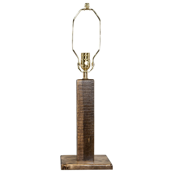 Montana Woodworks Homestead Table Lamp Stained & Lacquered Lighting MWHCLPSL 661890413433