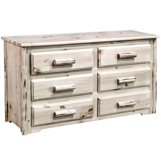 Montana Woodworks Montana 6 Drawer Dresser Ready to Finish Dressers, Chests MW6D 661890410326