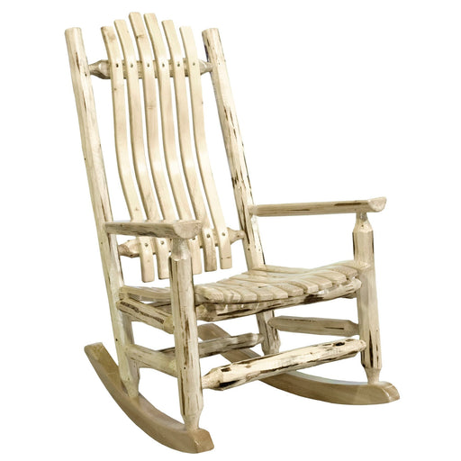 Montana Woodworks Montana Adult Log Rocker Ready to Finish Living Room, Bedroom, Outdoor Furniture MWLR 661890412900