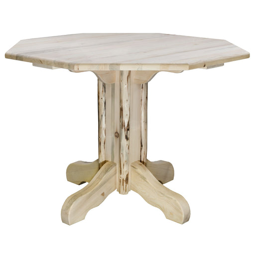 Montana Woodworks Montana Center Pedestal Table Ready to Finish Dining, Kitchen MWPT 661890409962