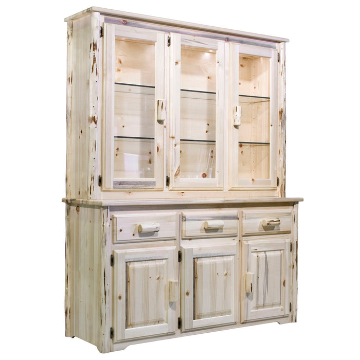 Montana Woodworks Montana China Hutch Ready to Finish Living Room, Study, Home Office MWCHLD 661890408767