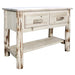 Montana Woodworks Montana Console Table w/ 2 Drawers Ready to Finish Living Area, Entryway, Home Office MWCONTBLW2DR 661890460338